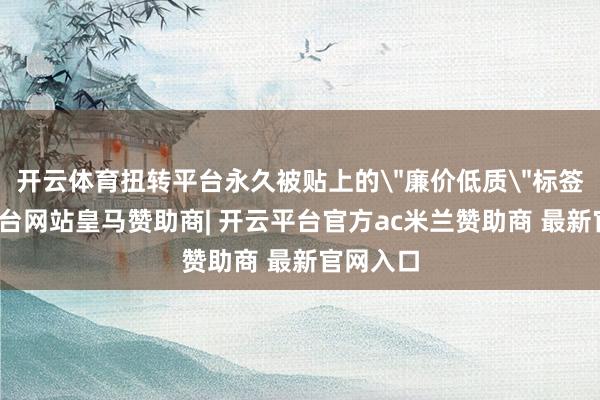 开云体育扭转平台永久被贴上的
