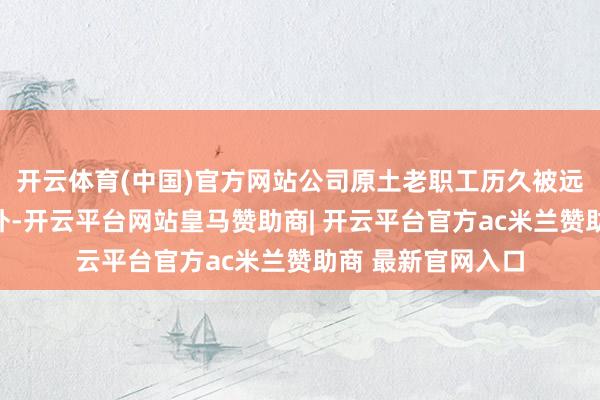 开云体育(中国)官方网站公司原土老职工历久被远隔在中枢研发以外-开云平台网站皇马赞助商| 开云平台官方ac米兰赞助商 最新官网入口
